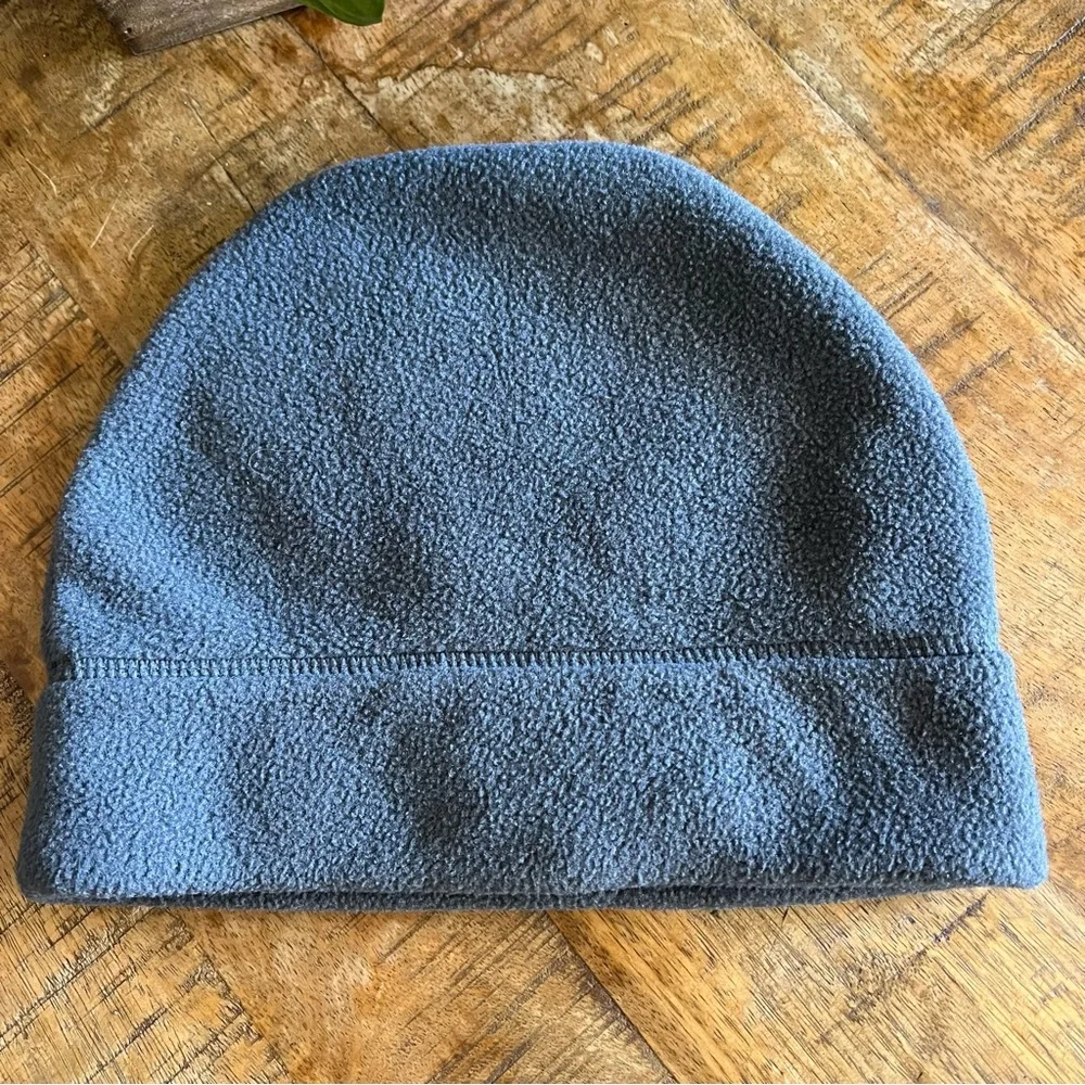 Patagonia Grey Fleece Beanie Hat Size M